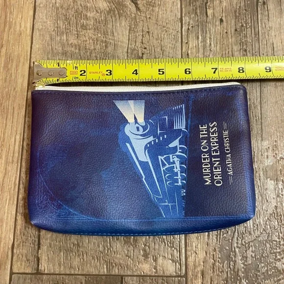 Murder on the Orient Express Agatha‎ Christie Train Zipper Pouch Cosmetic Bag - Picture 7 of 8
